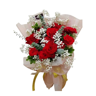 Bó hoa hồng đỏ tình yêu - Biểu tượng của sự lãng mạn vĩnh cửu