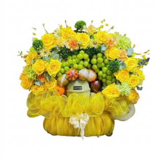 Mâm lễ - Lẵng hoa quả - MS 06