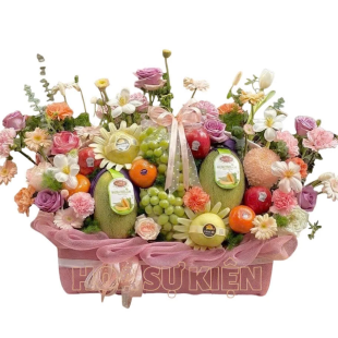 Mâm lễ - Lẵng hoa quả - MS 07