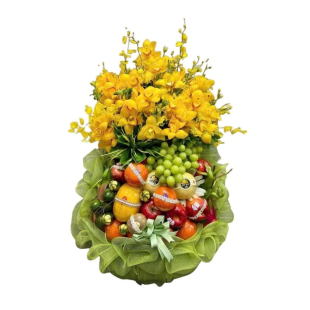 Mâm lễ - Lẵng hoa quả - MS 08