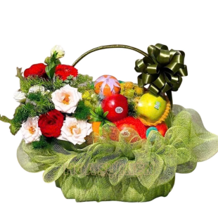 Mâm lễ - Lẵng hoa quả - MS 12