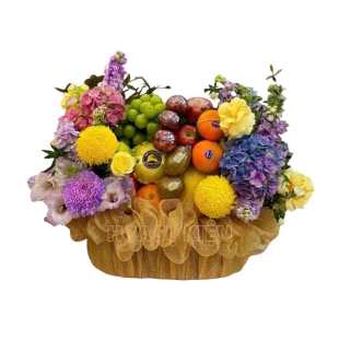 Mâm lễ - Lẵng hoa quả - MS 17