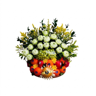 Mâm lễ - Lẵng hoa quả - MS 20